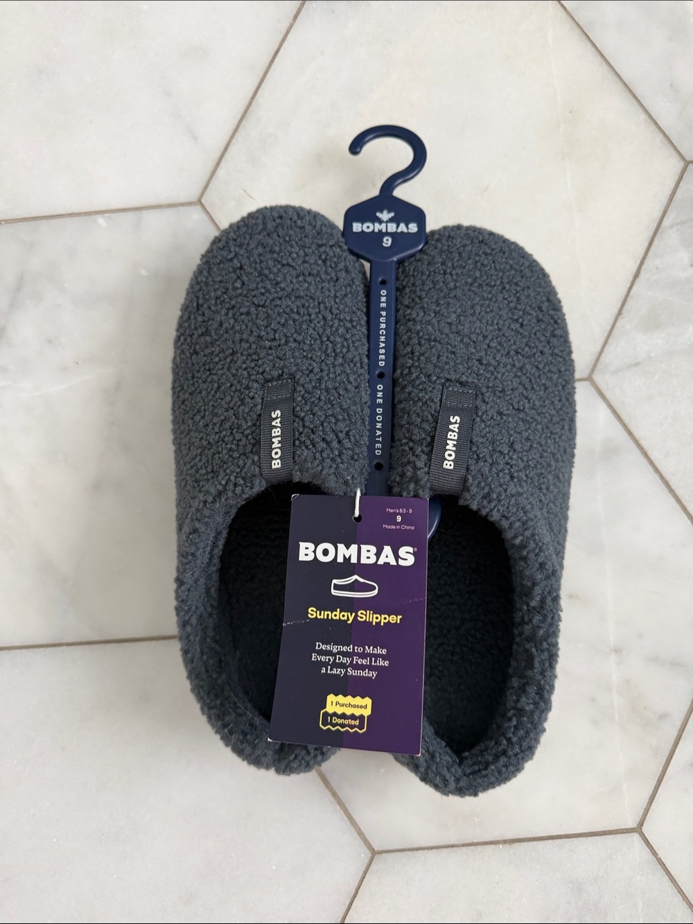 Bombas Cozy Sunday Slippers - Charcoal